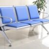 3-Link Heavy padded office visitor's bench. - Image 5