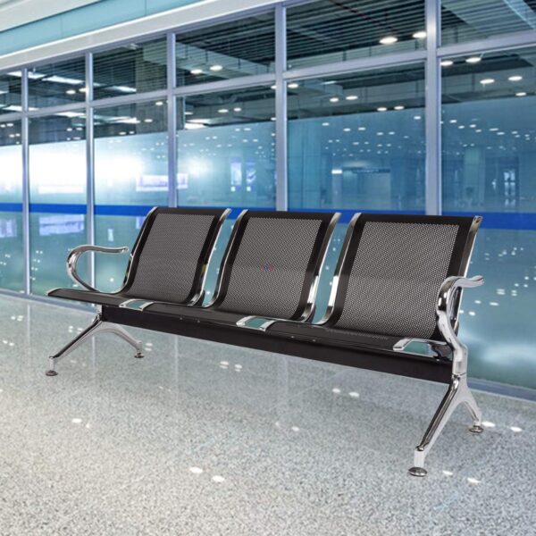 3 Seaters Linked Chair Reception Waiting Bench