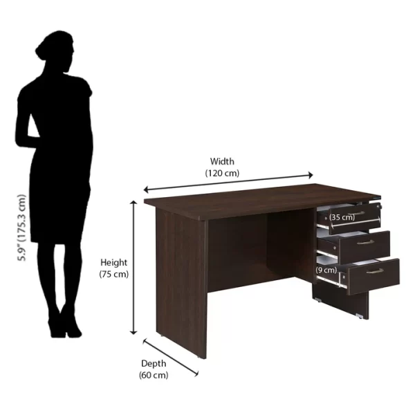 1.2m Office Desk - Image 8