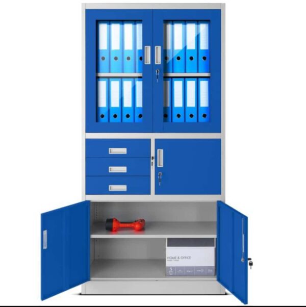 2-Door office filling cabinet with safe - Image 3