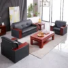 5-Seater Mahogany office sofa (3+1+1)