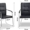 Leather Visitors Chair - Image 3