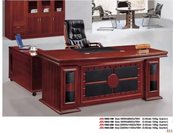 1.6m executive office desk. - Image 4