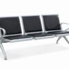 3-Link Heavy padded office visitor's bench. - Image 6