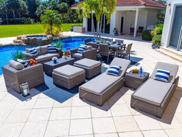 5-Seater Outdoor Sofa Set