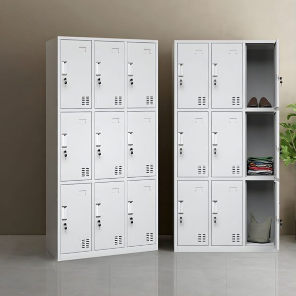 9-Locker Industrial Storage Unit