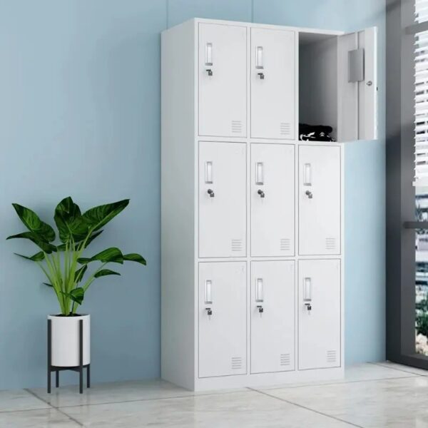 9-Locker Industrial Storage Cabinet