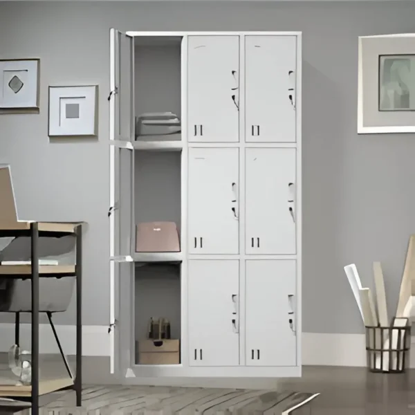 9-Locker Industrial Cabinet