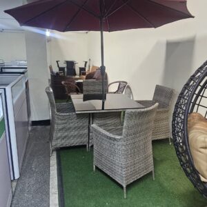 4-Seater Outdoor Set+Umbrella