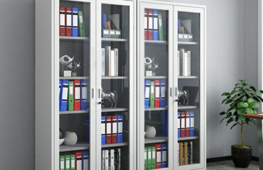 Full Glass Metallic Cabinet