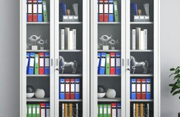 Full Glass Metallic Cabinet