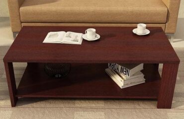 Mahogany coffee table.