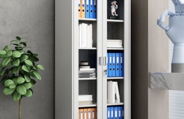 Full Glass Metallic Cabinet