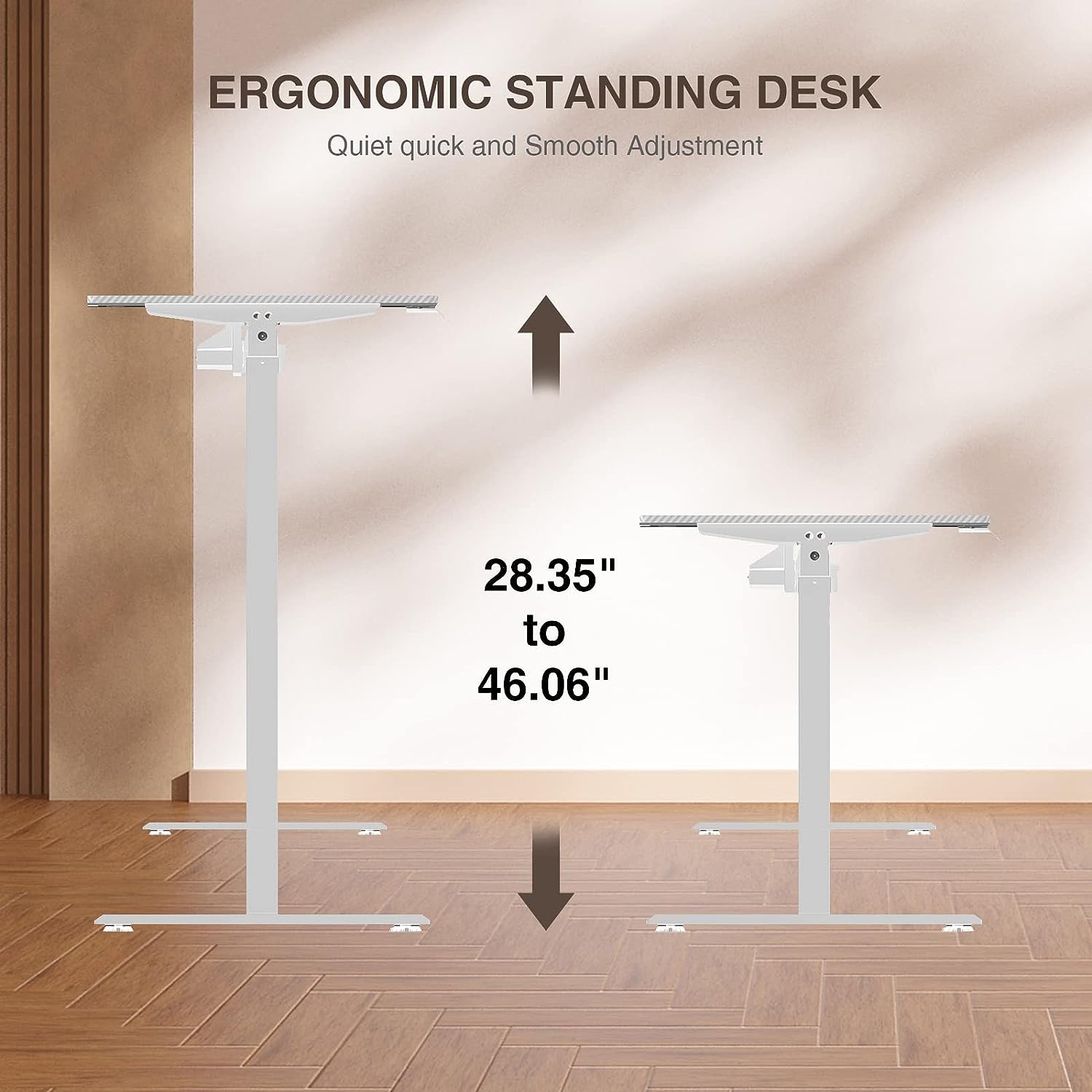 Electric Height Adjustable Standing Desk - Image 5