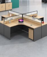4-Way Curved Workstation