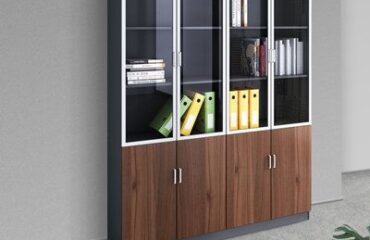 2-Door Wooden File Cabinet