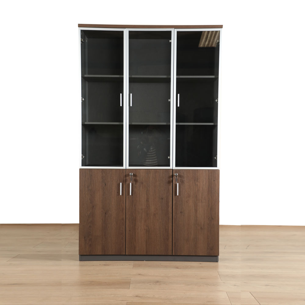 3- Door storage office bookcase