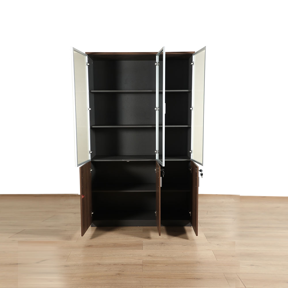 3- Door storage office bookcase - Image 4