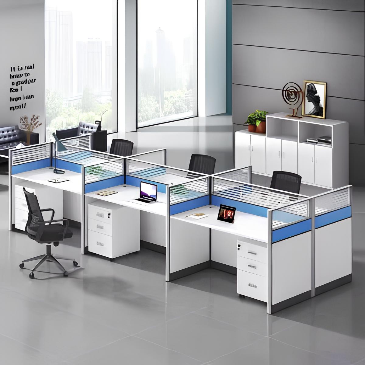 6-Way office workstation