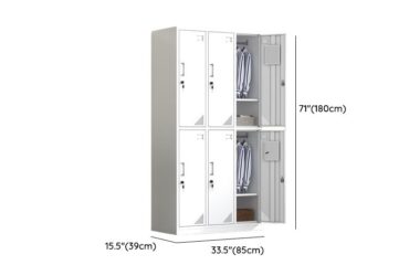 6-Locker Metallic Cabinet