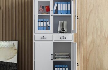 4Door Metallic Cabinet with Drawers
