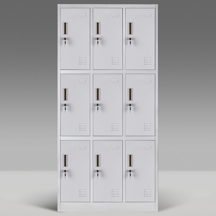 9-Locker Metallic Cabinet