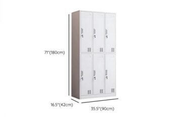 6-Locker Metallic Cabinet