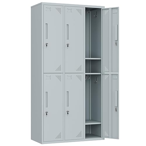 6-Locker Metallic Cabinet