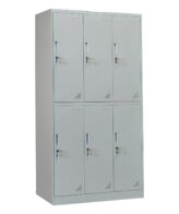 6-Locker Metallic Cabinet