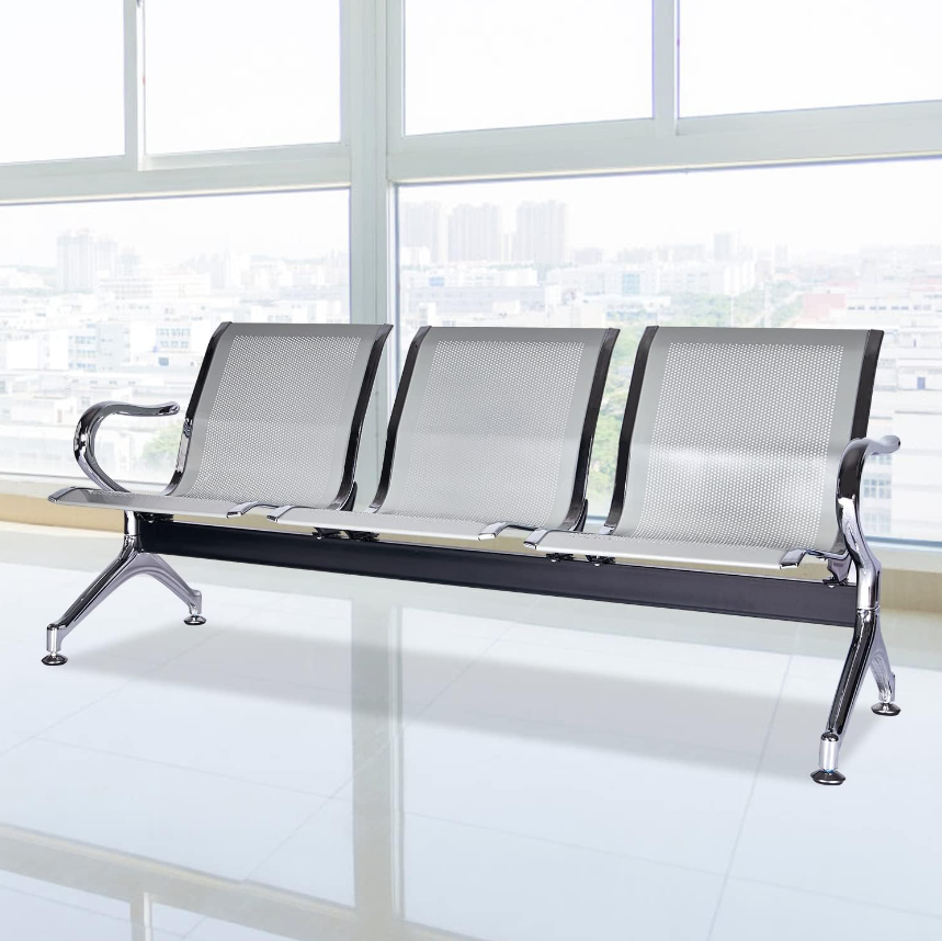 3-Link Padded Waiting Bench - Image 2