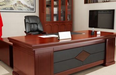 2m Mahogany Executive Desk