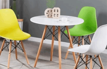 Green Eames Dining Chair