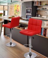 Red Swivel Stool