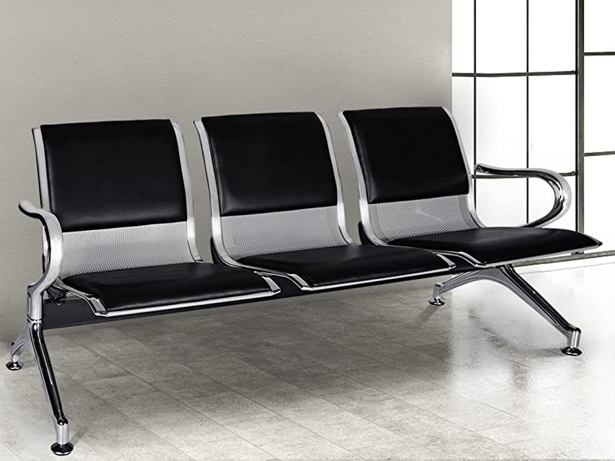 3-Link Padded Waiting Bench - Image 3