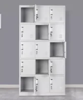 15-Locker Metallic Cabinet