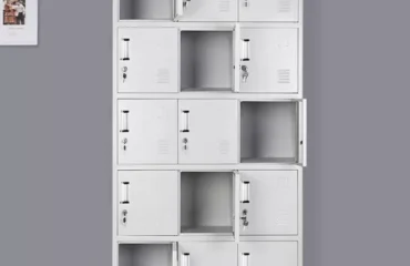 15-Locker Metallic Cabinet