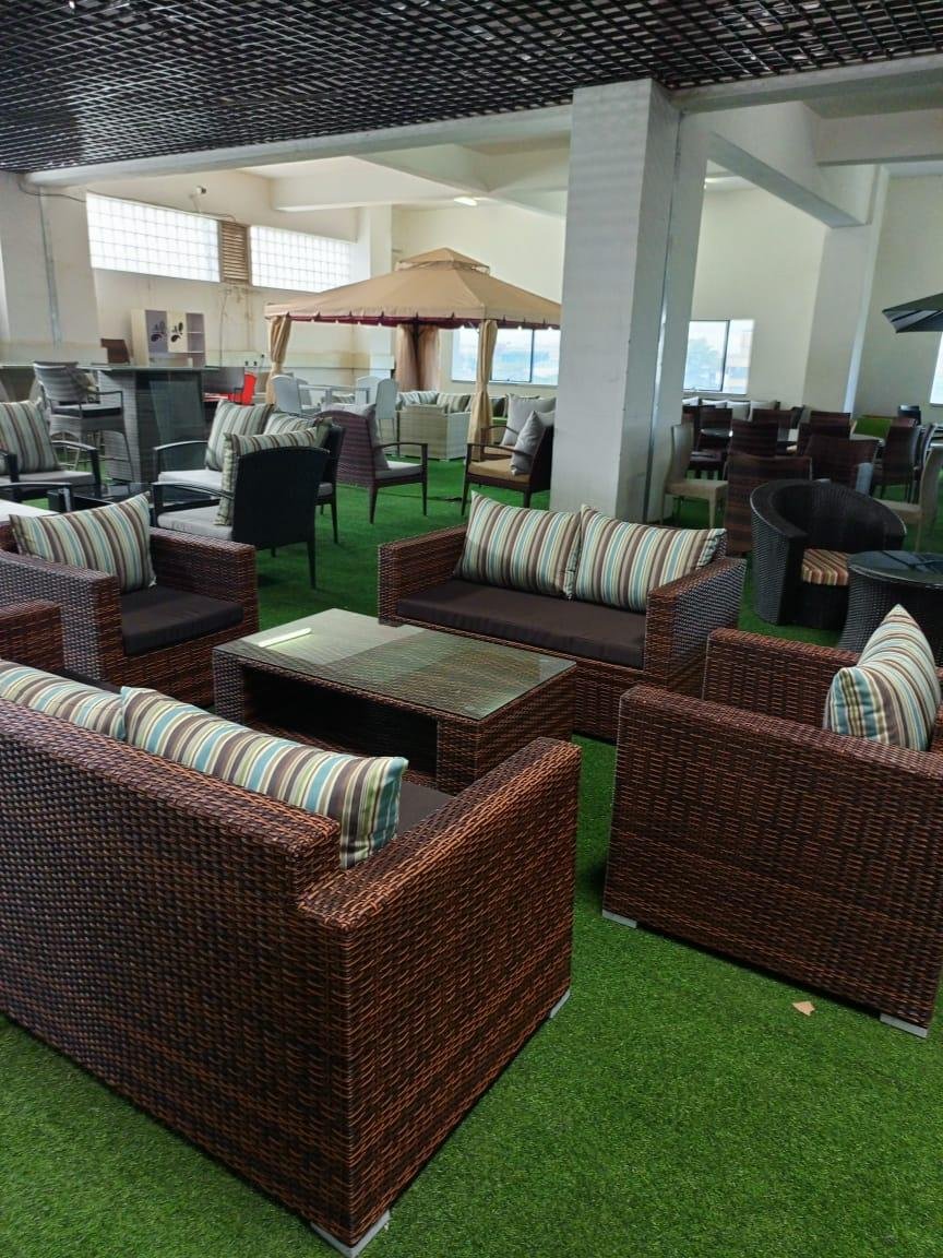 7-Seater Rattan Outdoor Sofa Set - Image 4