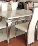 6-Seater Marble Top Dining Table