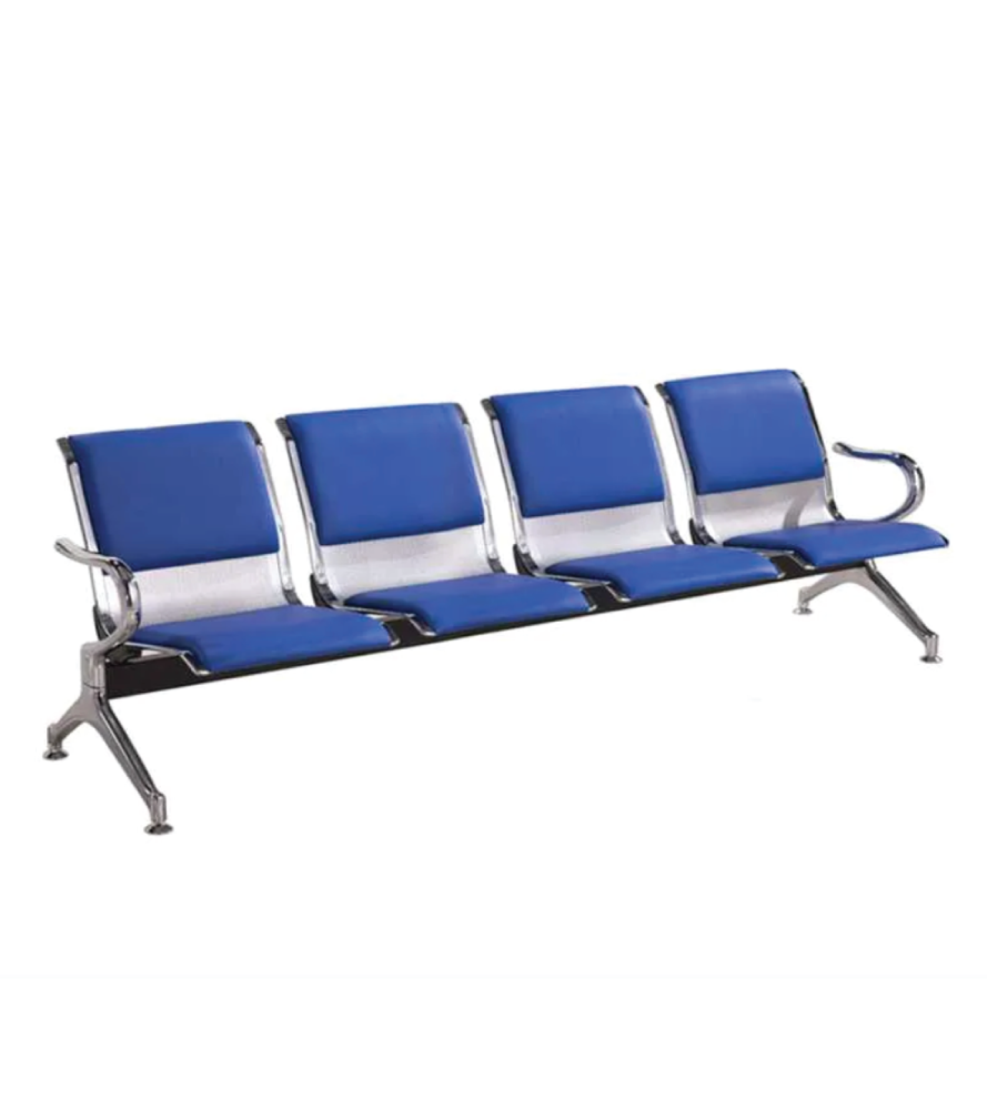 4-Link Padded Waiting Bench - Image 2