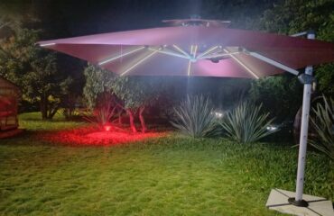 3x3m Parasal Canopy with LED Lights